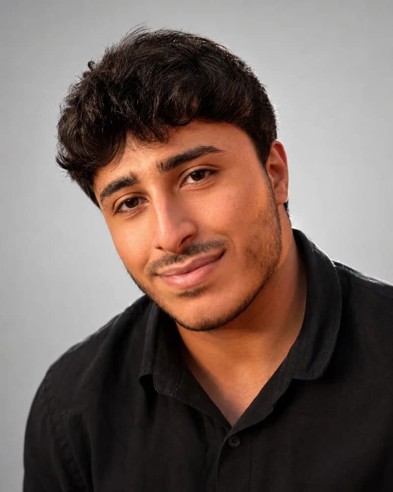 Portrait of George Charbel, graphic and brand identity designer